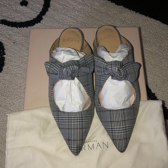 Alexandre Birman Shoes - Alexandre Birman Evelyn Plaid Flat 36